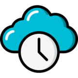 Logo för TIMETRACK molntjänst för tidredovisning